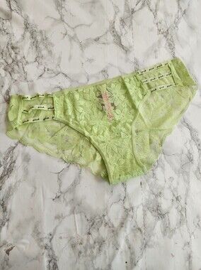 Victoria's Secret PINK Logo Strappy Cheekster Panties XL NWT